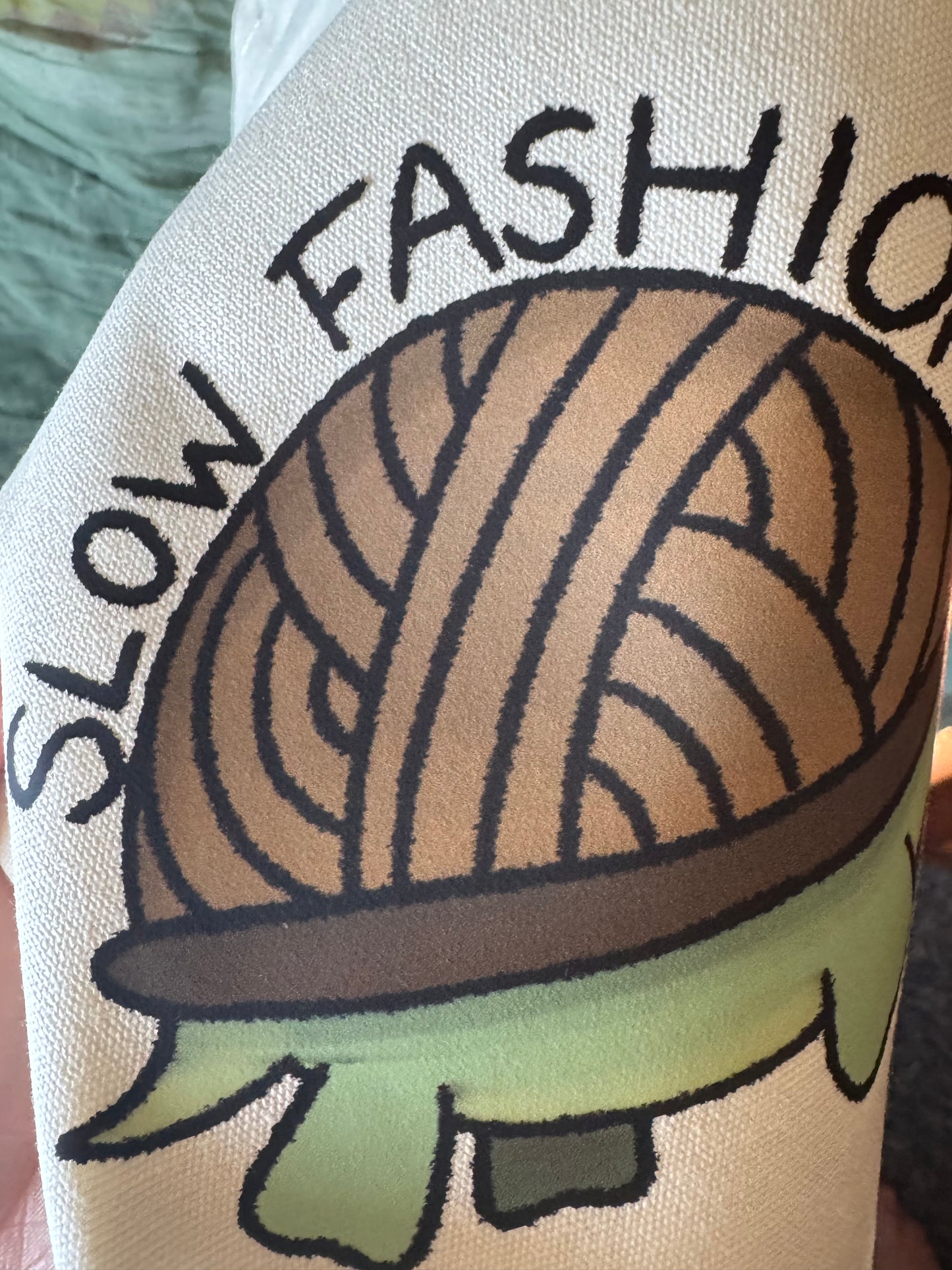 Slow fashion project bag- large