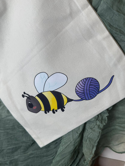 Bee project bag- large