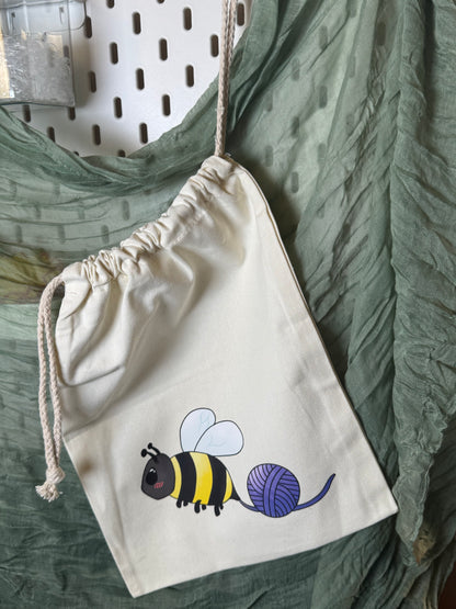 Bee project bag- large