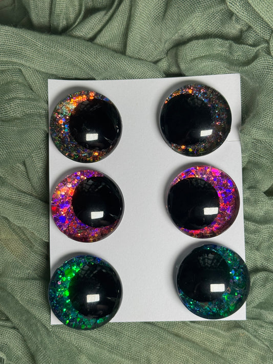 Chameleon glitter safety eyes