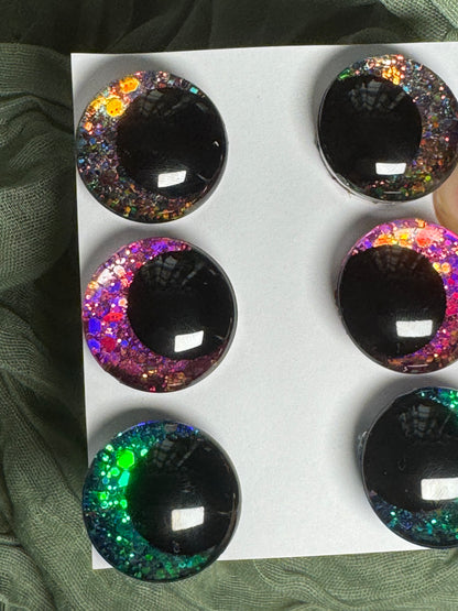 Chameleon glitter safety eyes