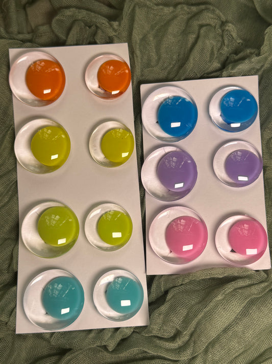 Colourful pupil safety eyes