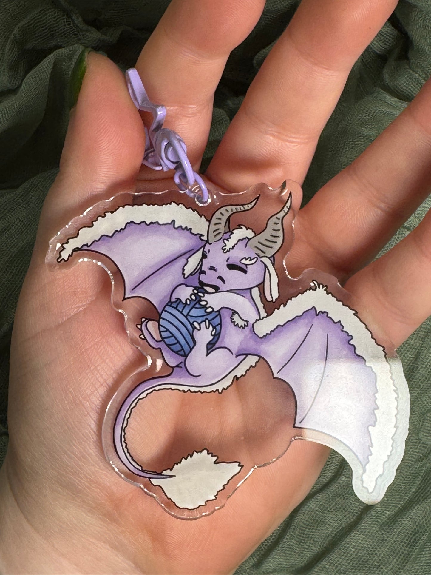 Dragon keyring