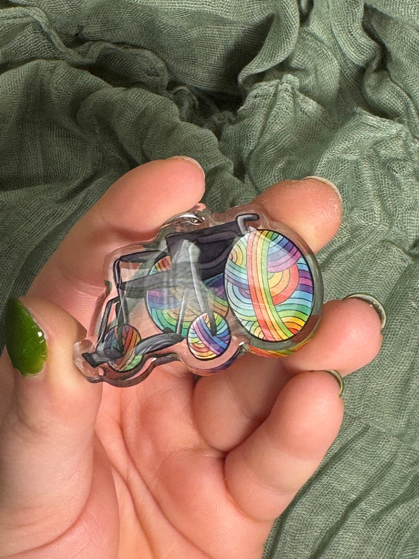 Wheelchair keyring