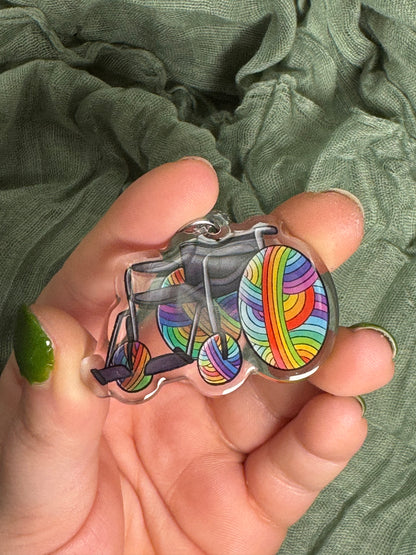 Wheelchair keyring