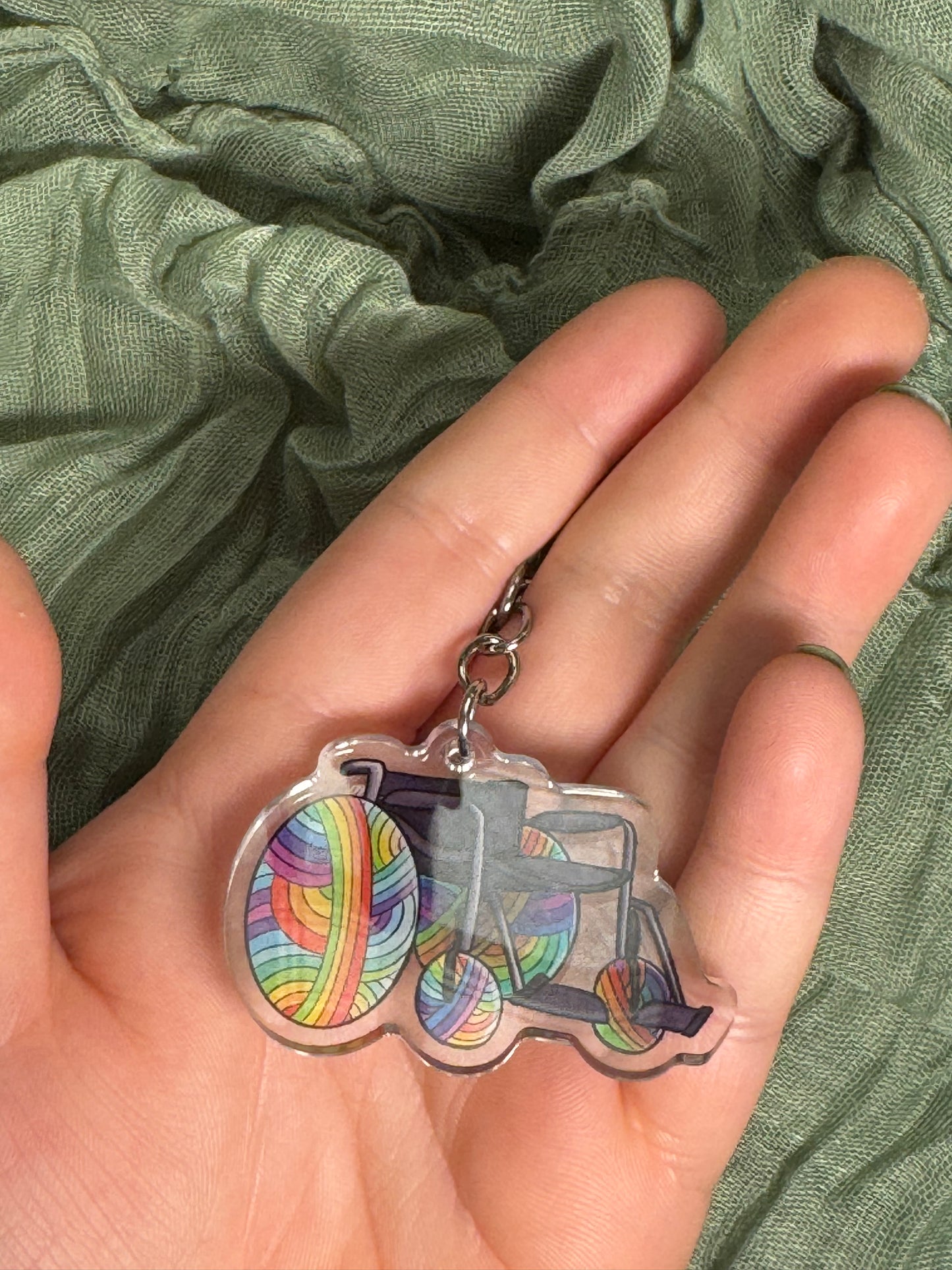 Wheelchair keyring