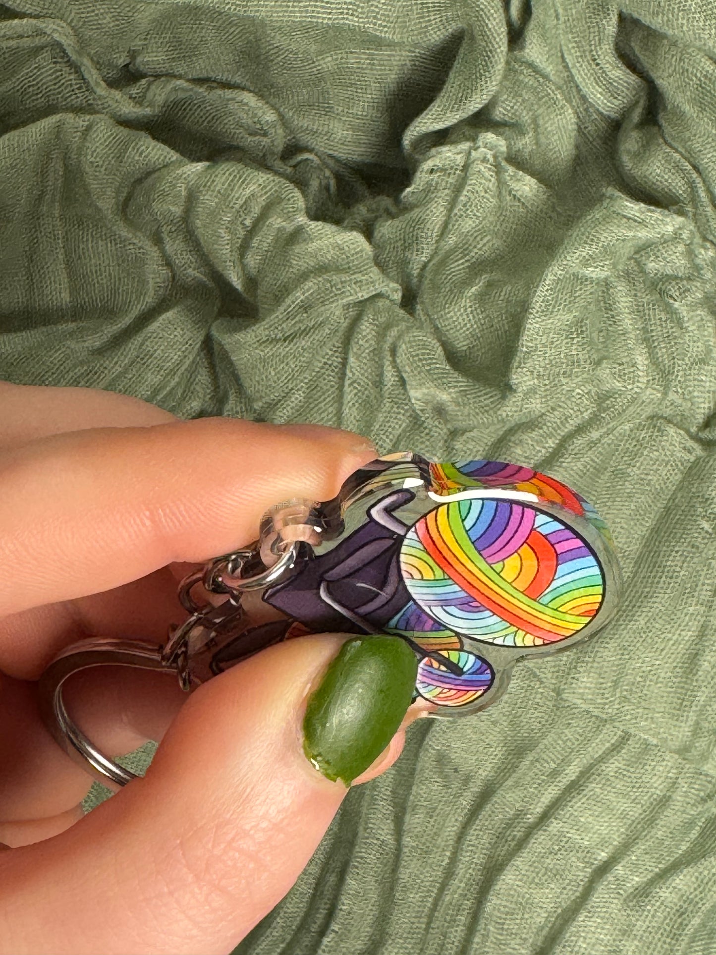 Wheelchair keyring
