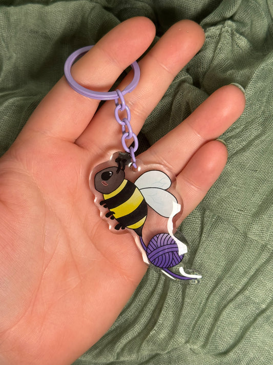 Bee keyring