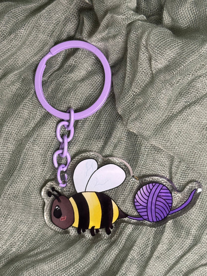 Bee keyring
