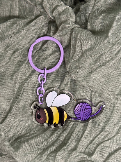 Bee keyring