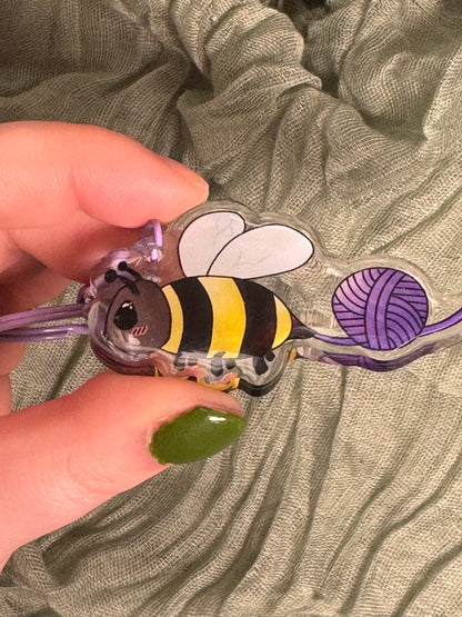 Bee keyring