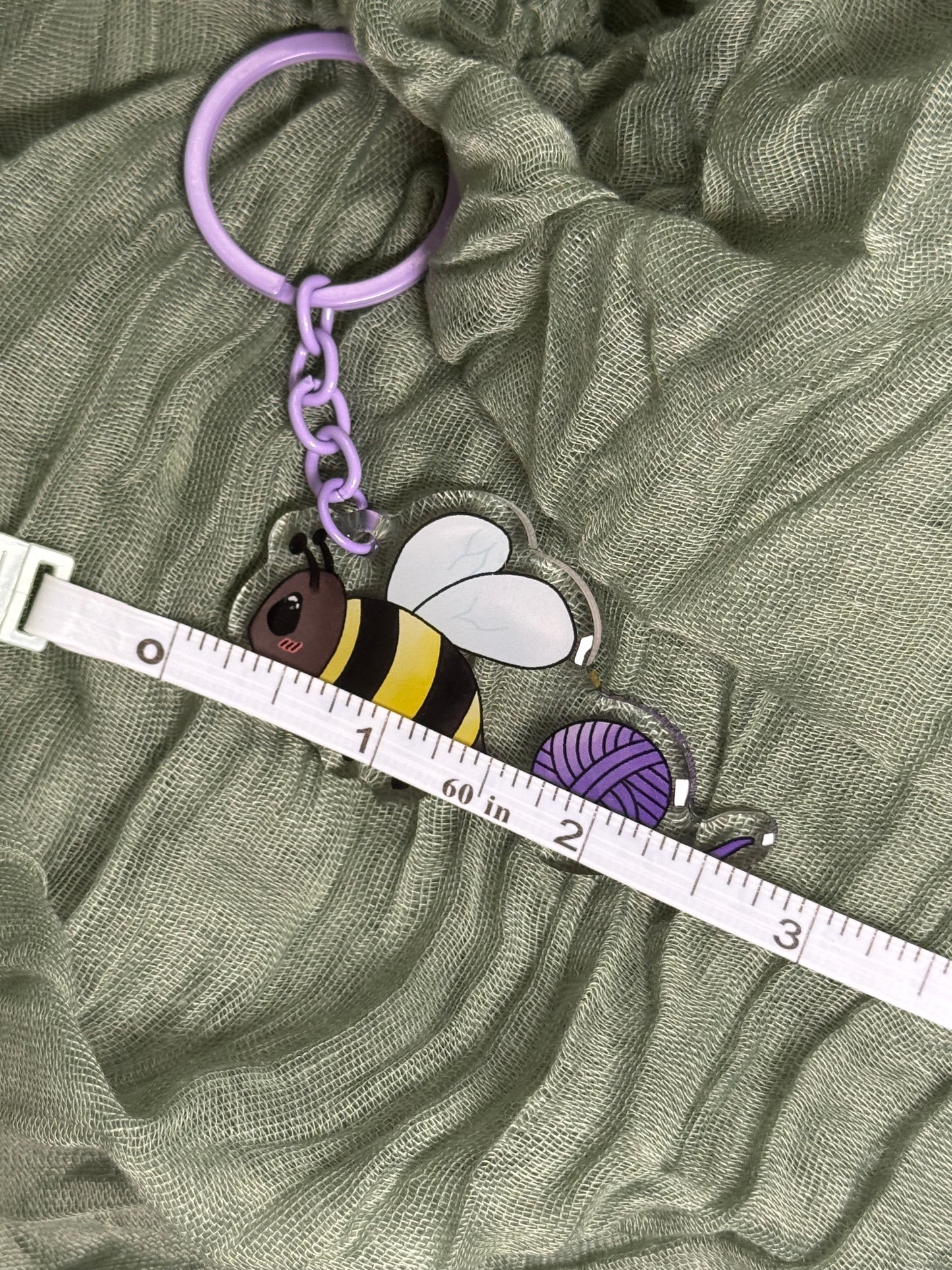 Bee keyring