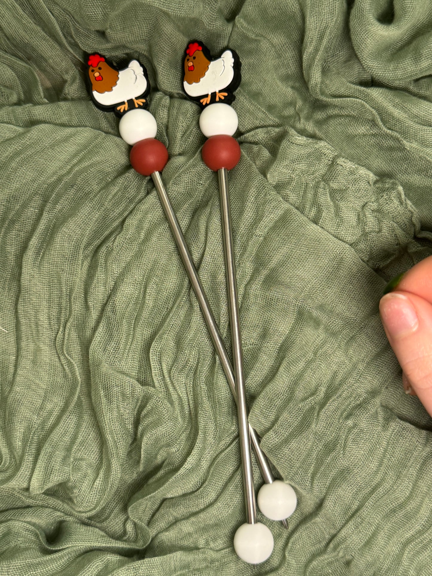 Sewing sticks pre-made
