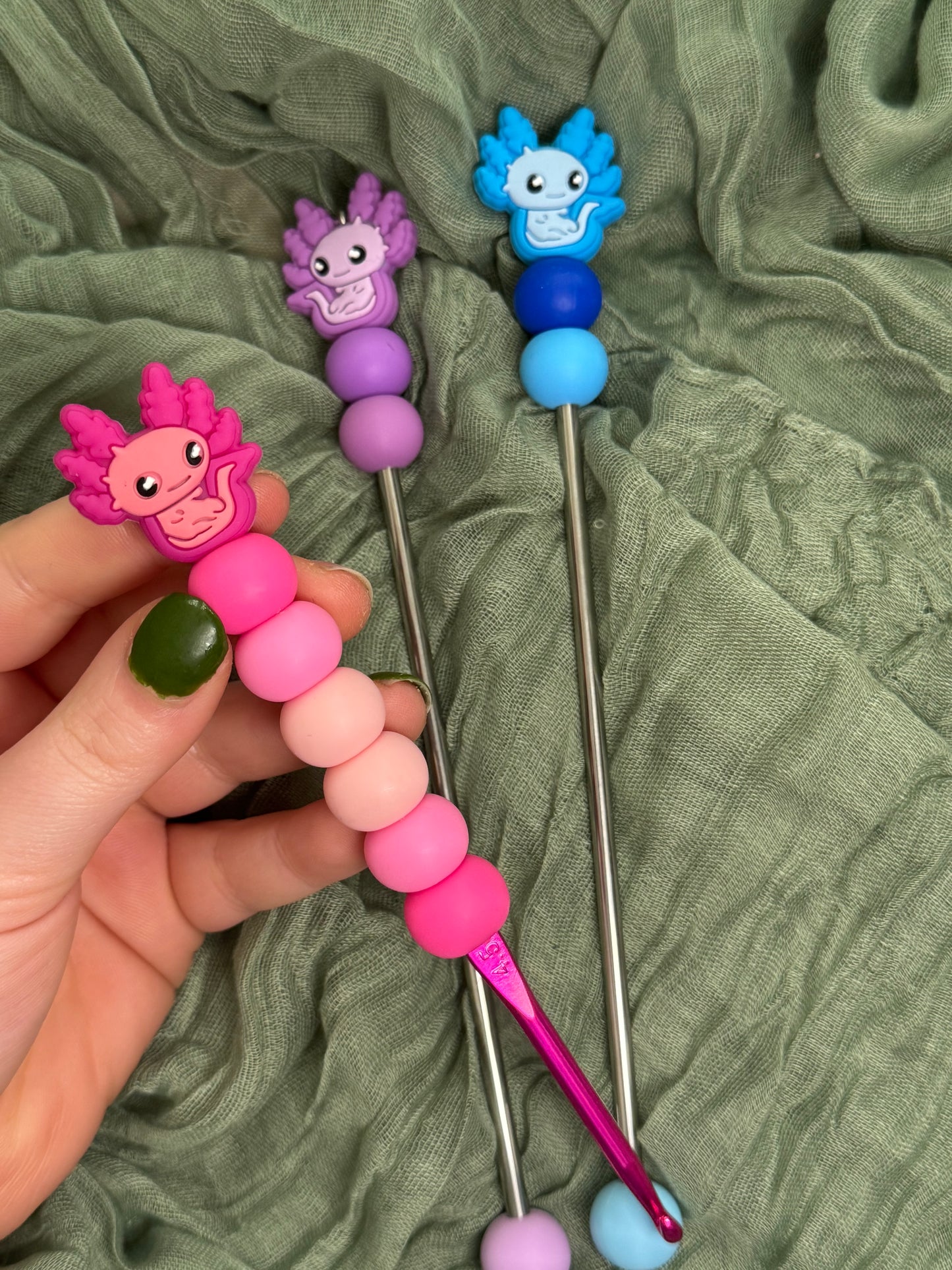 Crochet hook & Sewing stick SETS pre-made