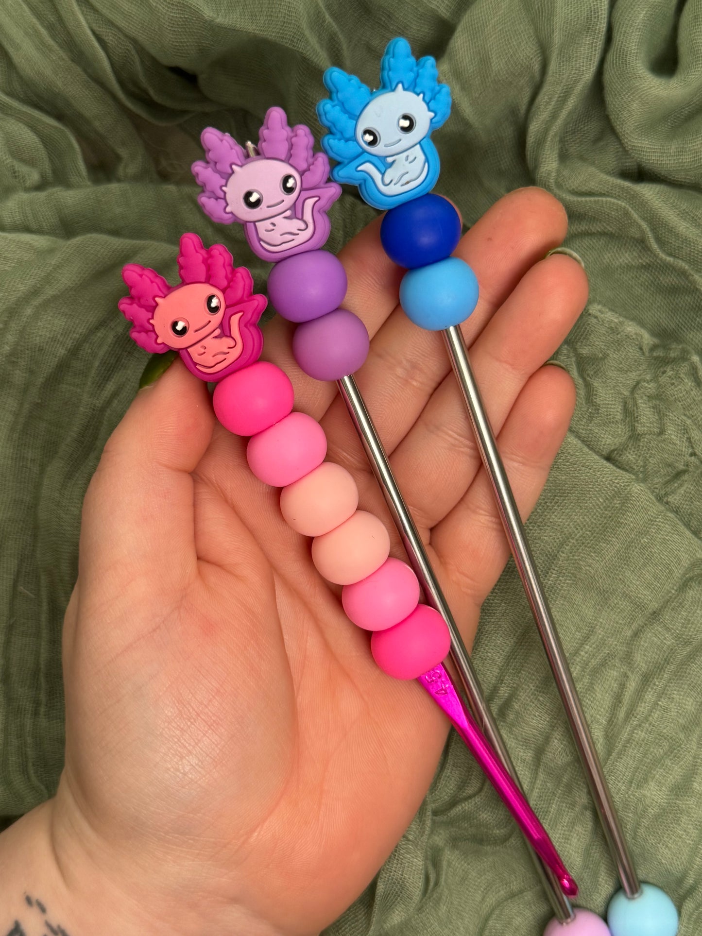 Crochet hook & Sewing stick SETS pre-made