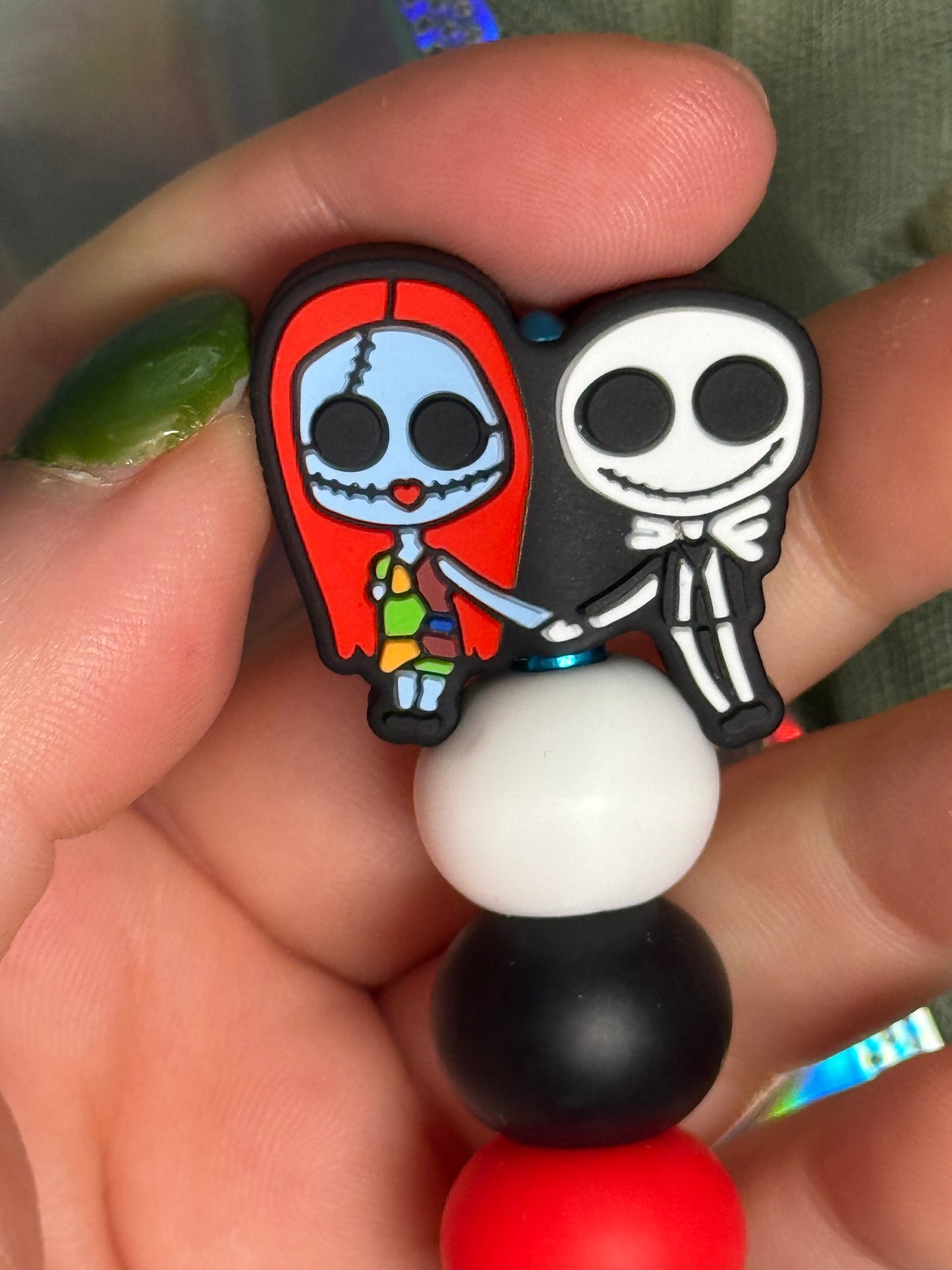 Jack & Sally 5mm beaded crochet hook