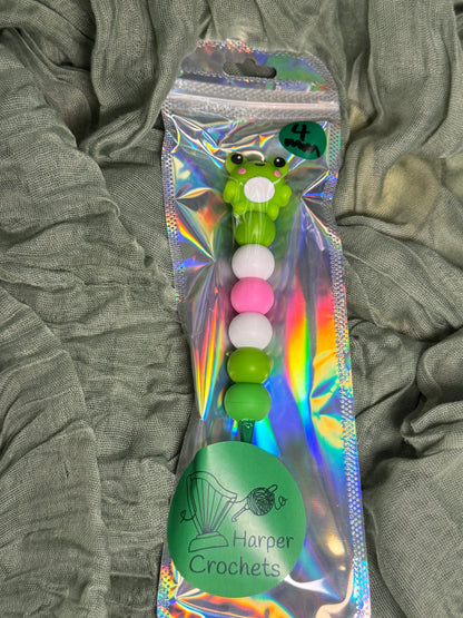 Frog 4mm beaded crochet hook