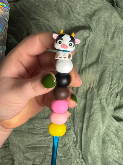 Cow 5mm beaded crochet hook