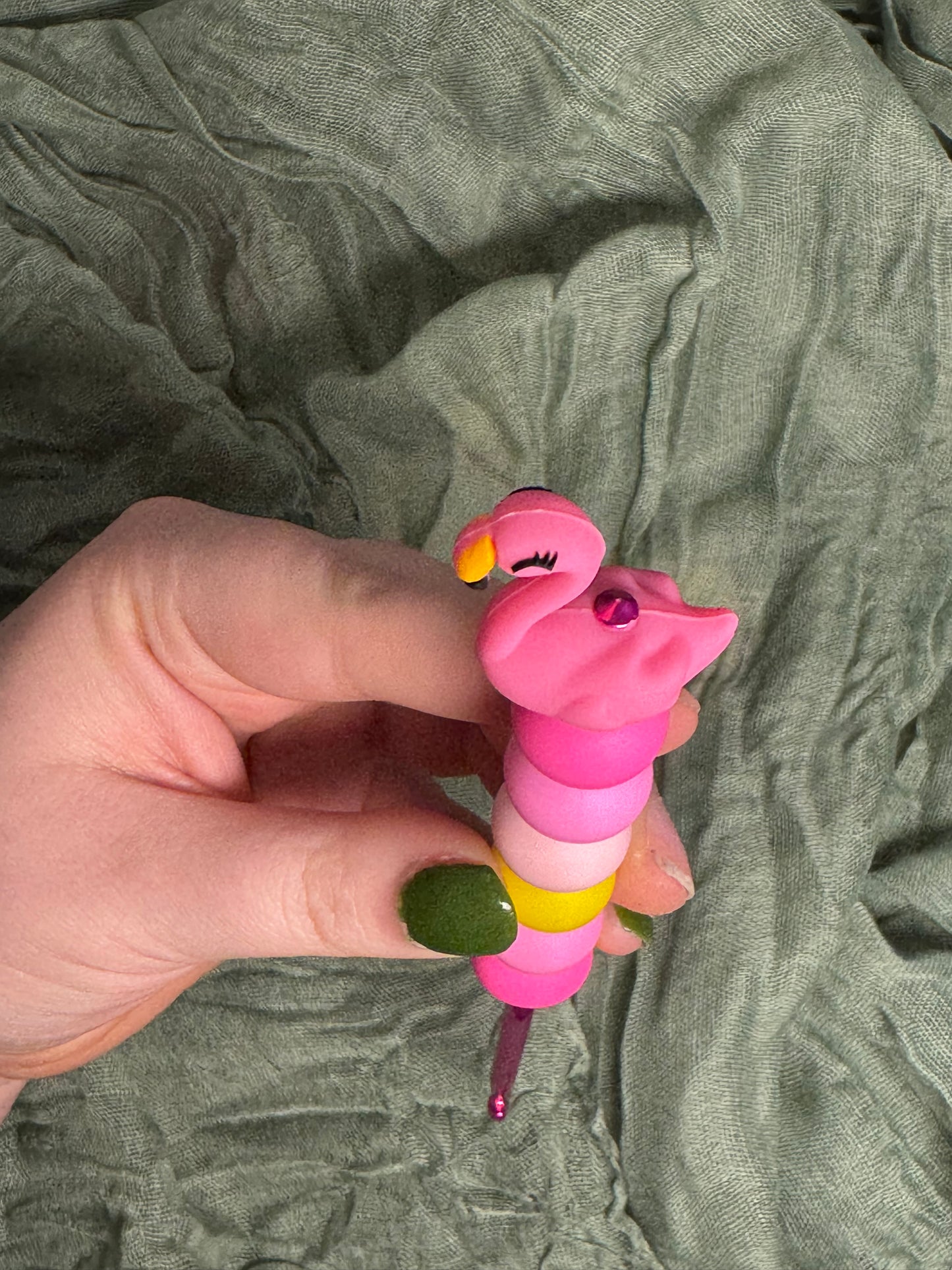 Flamingo 4.5mm beaded crochet hook
