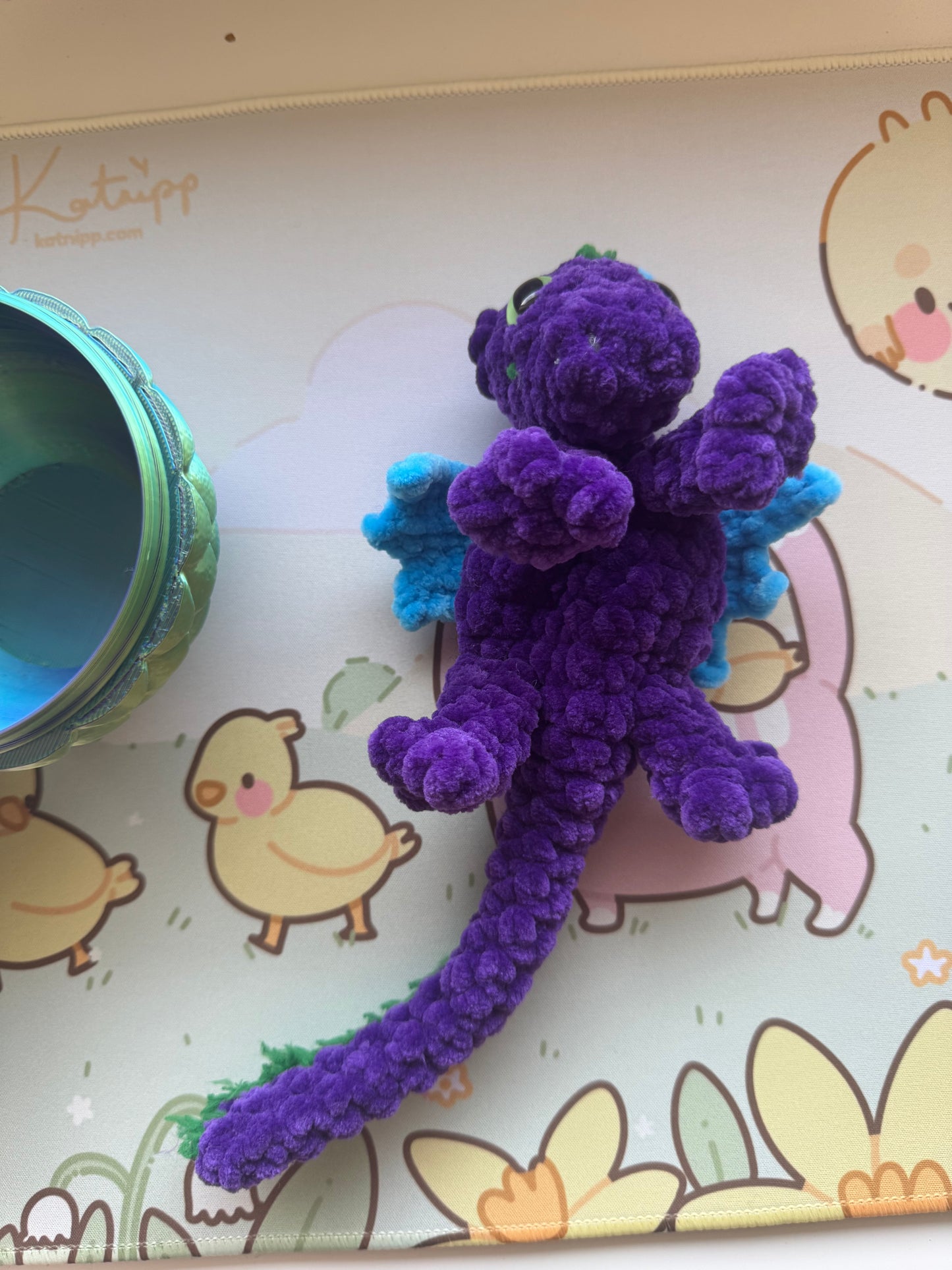 Baby dragon in an egg