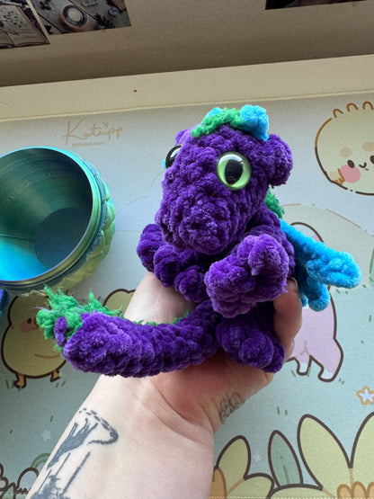 Baby dragon in an egg