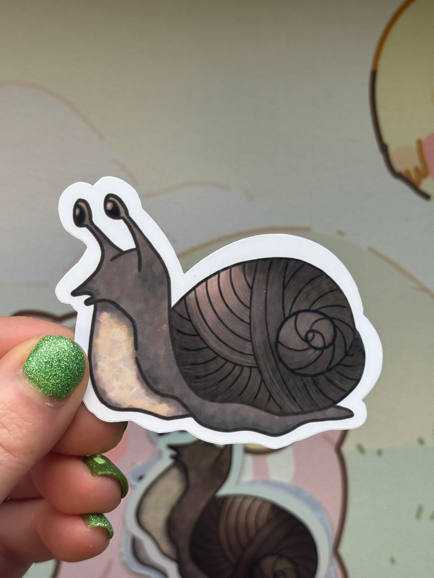 Garden snail sticker