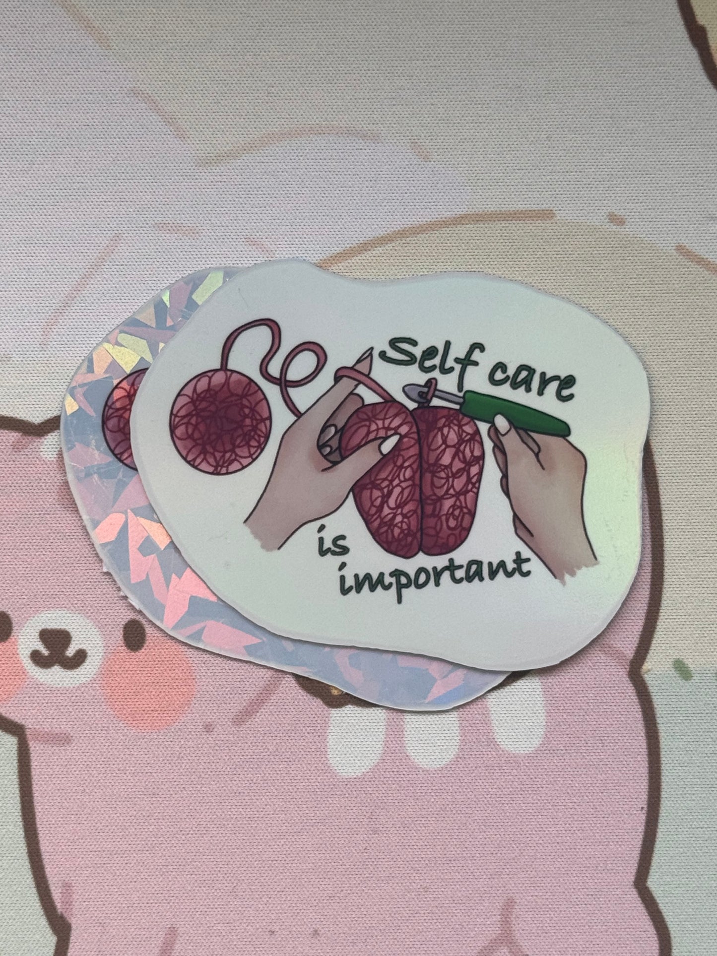 Self care sticker- self care is important