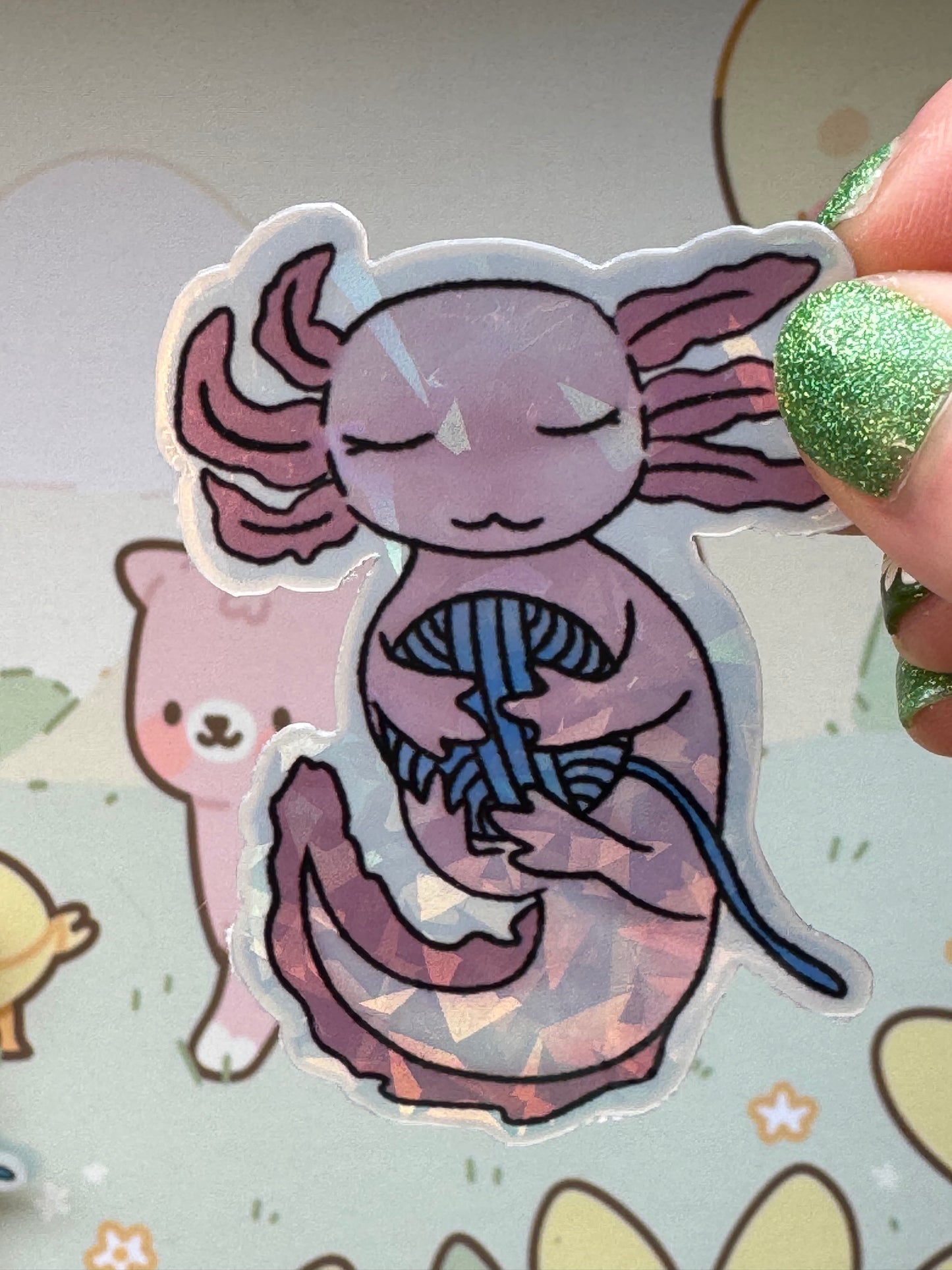 Axolotl sticker
