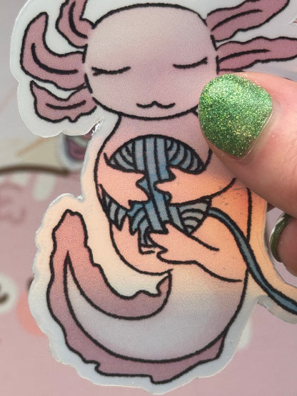 Axolotl sticker