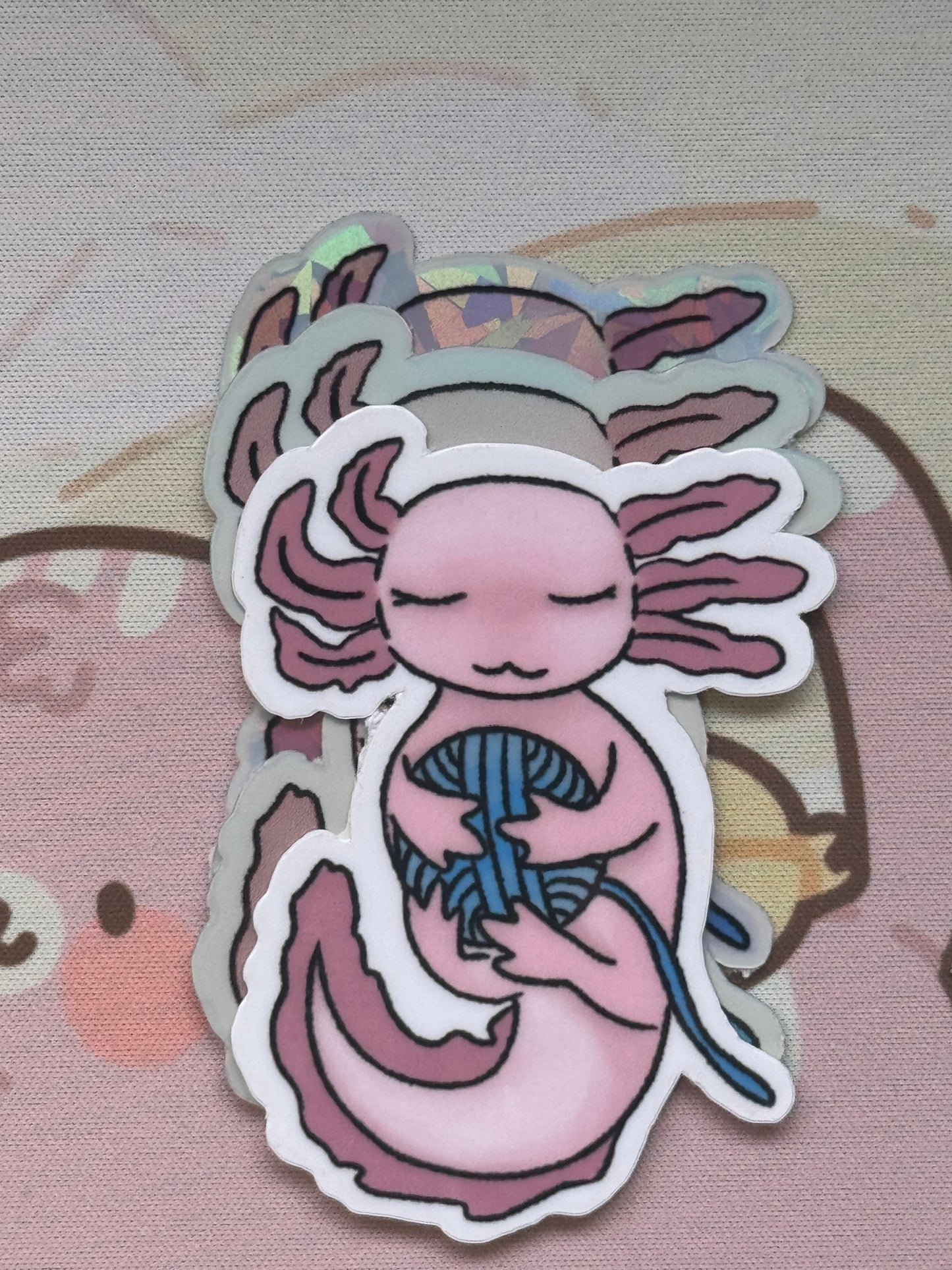 Axolotl sticker