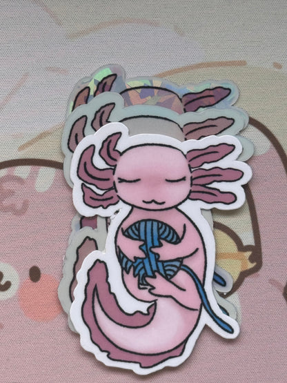 Axolotl sticker