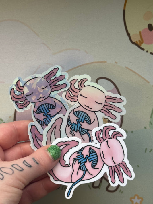 Axolotl sticker