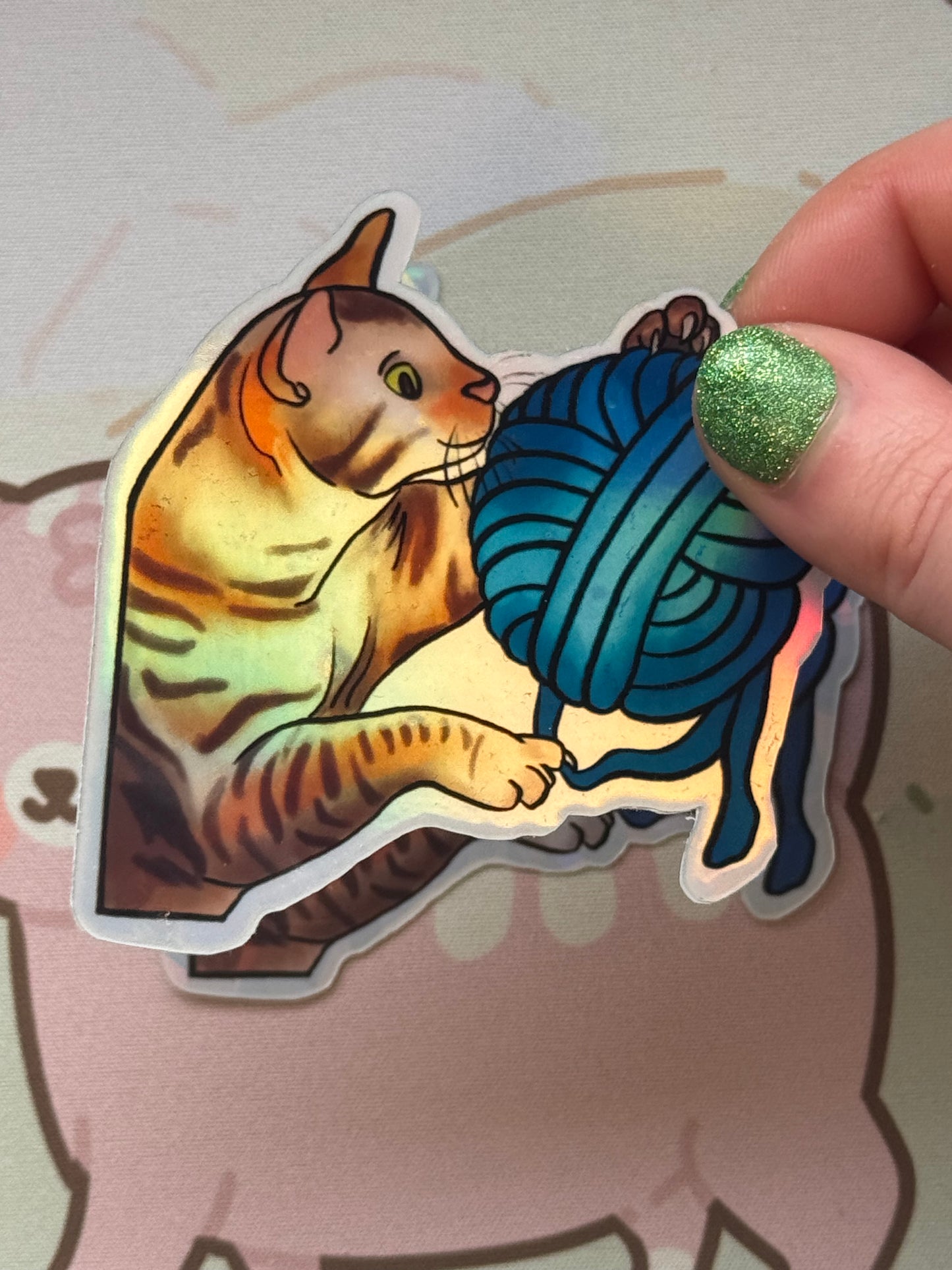 Cat sticker
