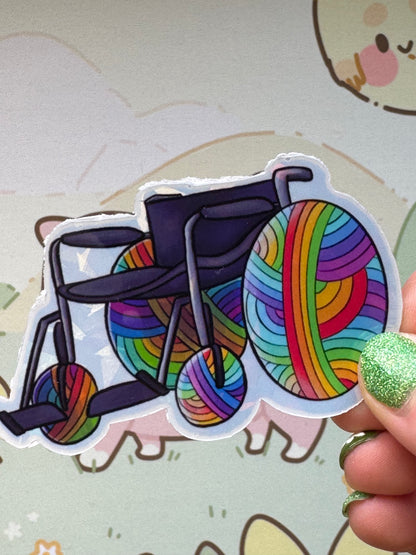 Wheelchair sticker