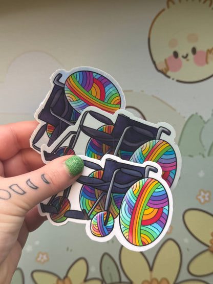 Wheelchair sticker