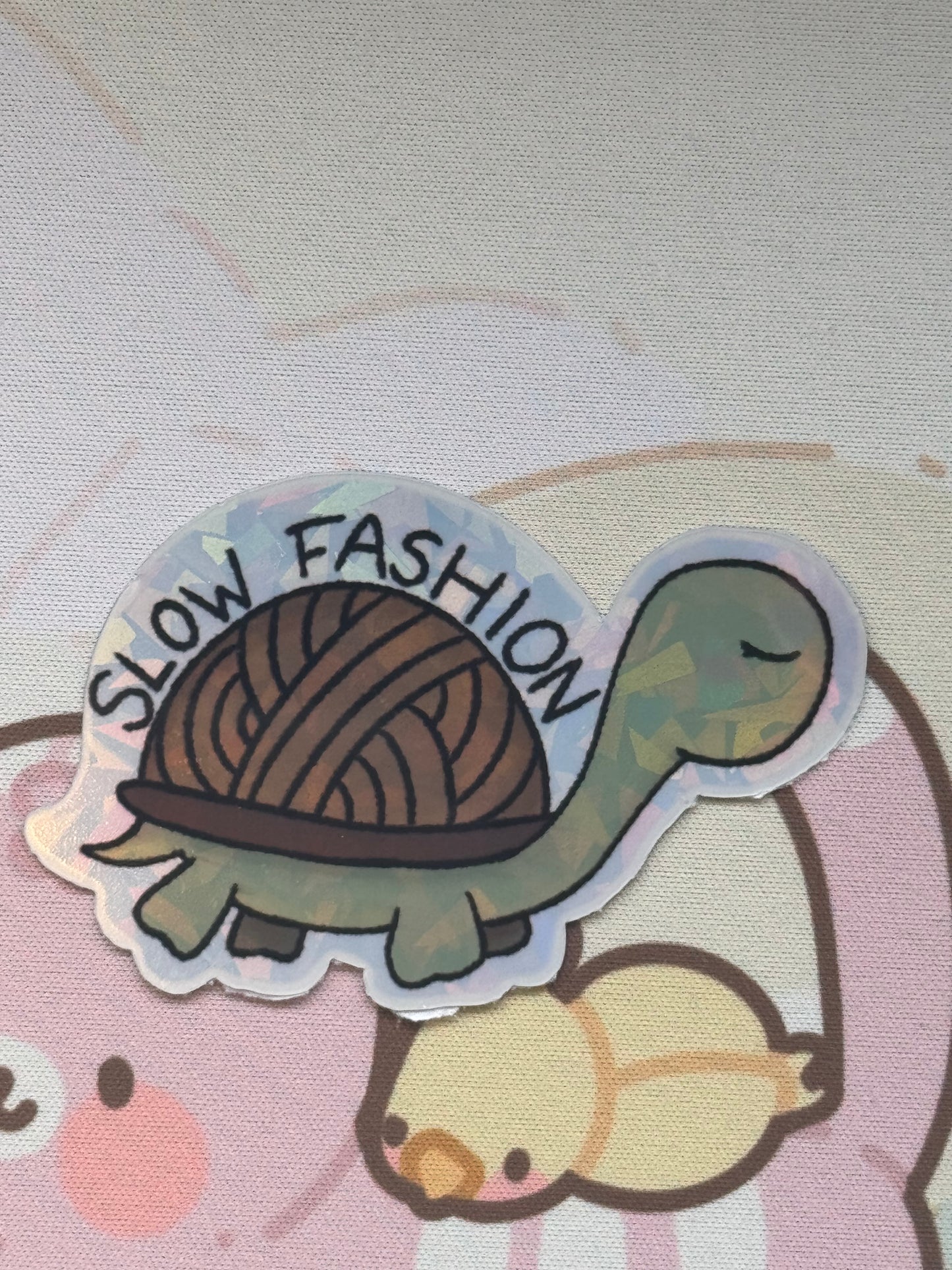Slow fashion sticker