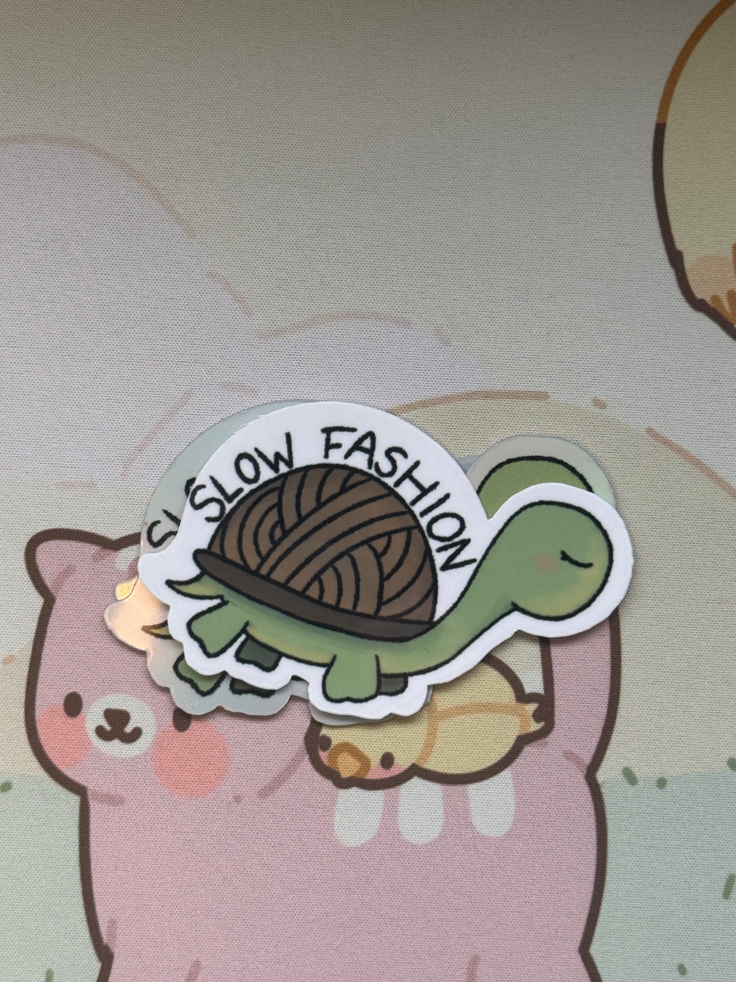 Slow fashion sticker