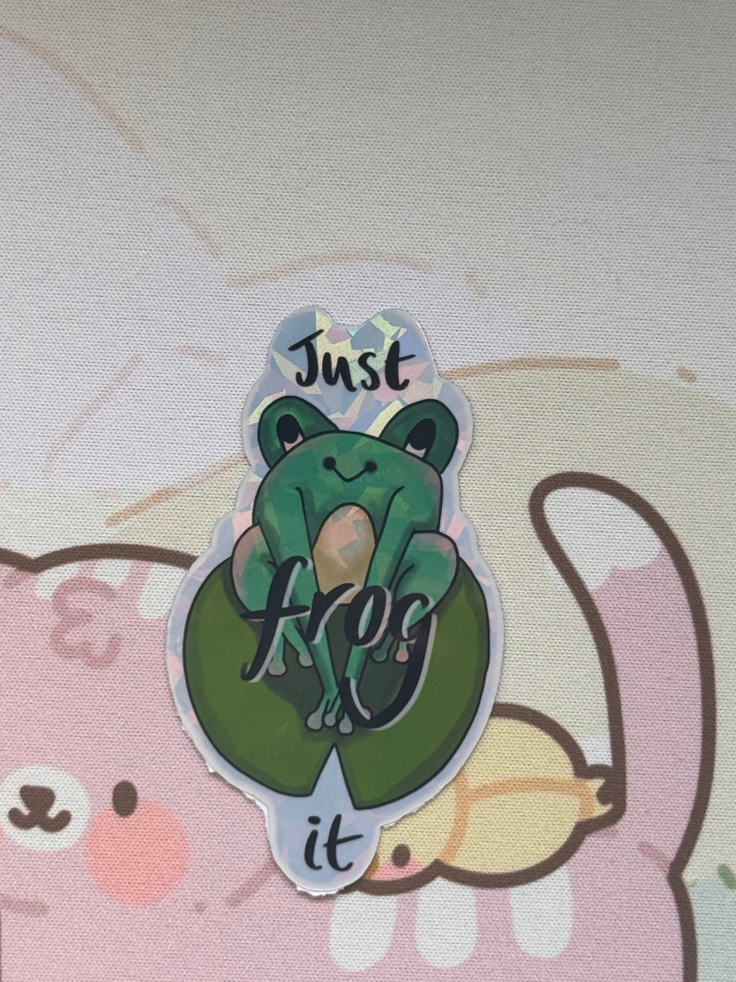 Frog it sticker