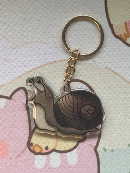 Snail keyring