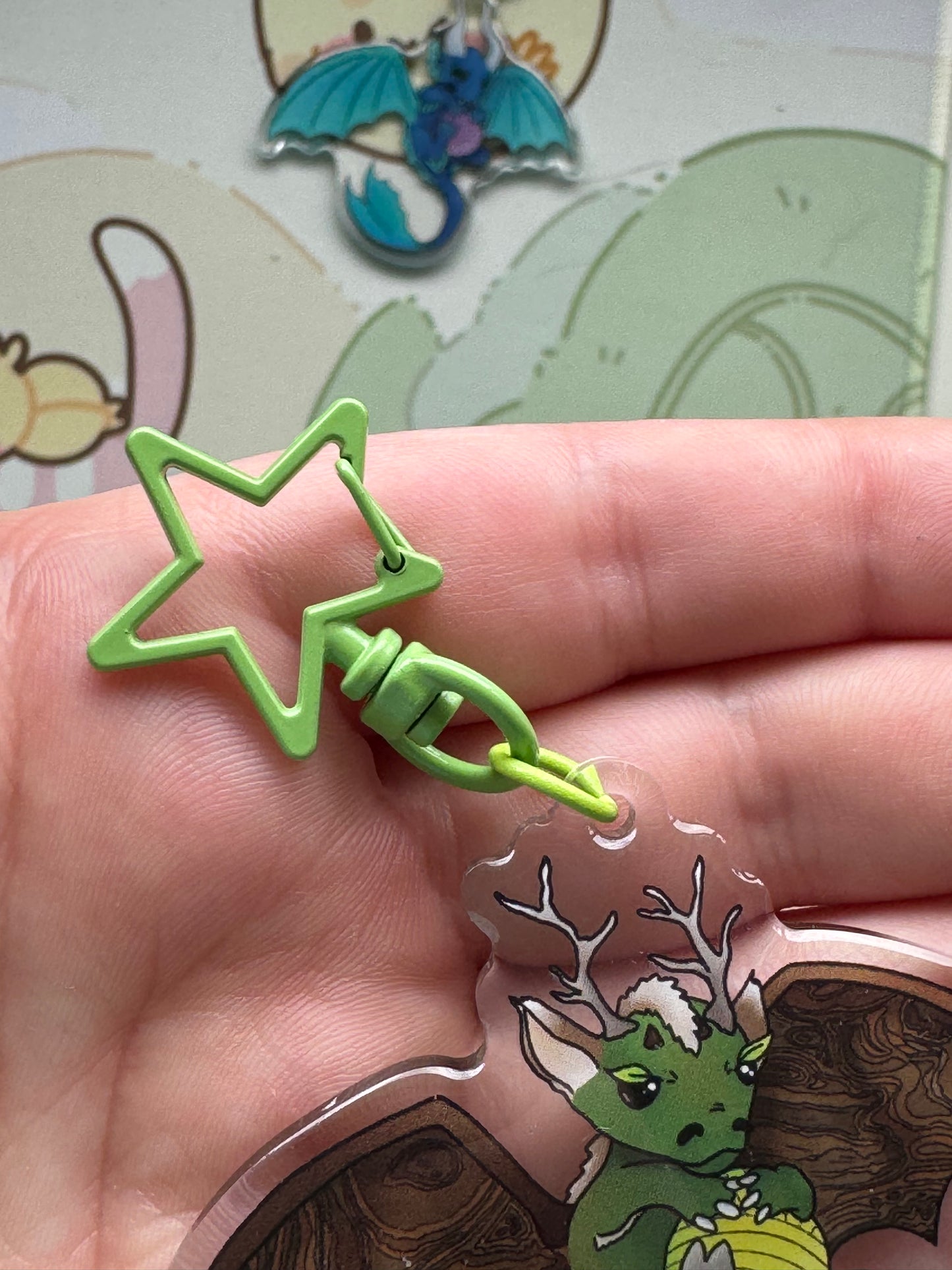 Full SET dragon keyrings- 4 designs