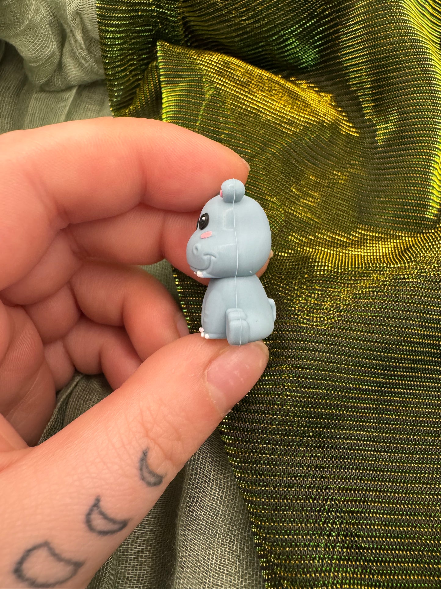 Hippo 3D crochet hook