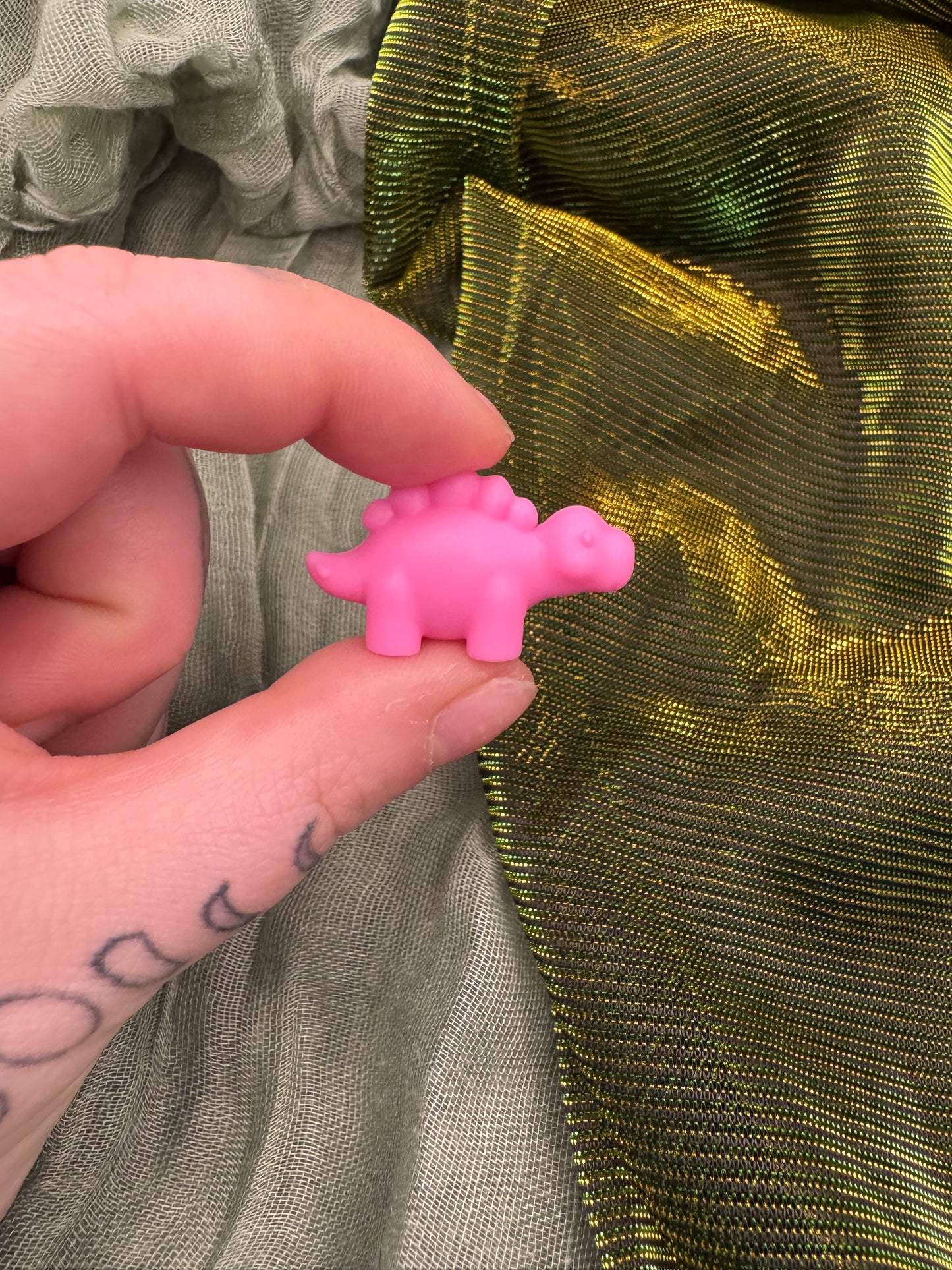 Dinosaur stegosaurus 3D crochet hook