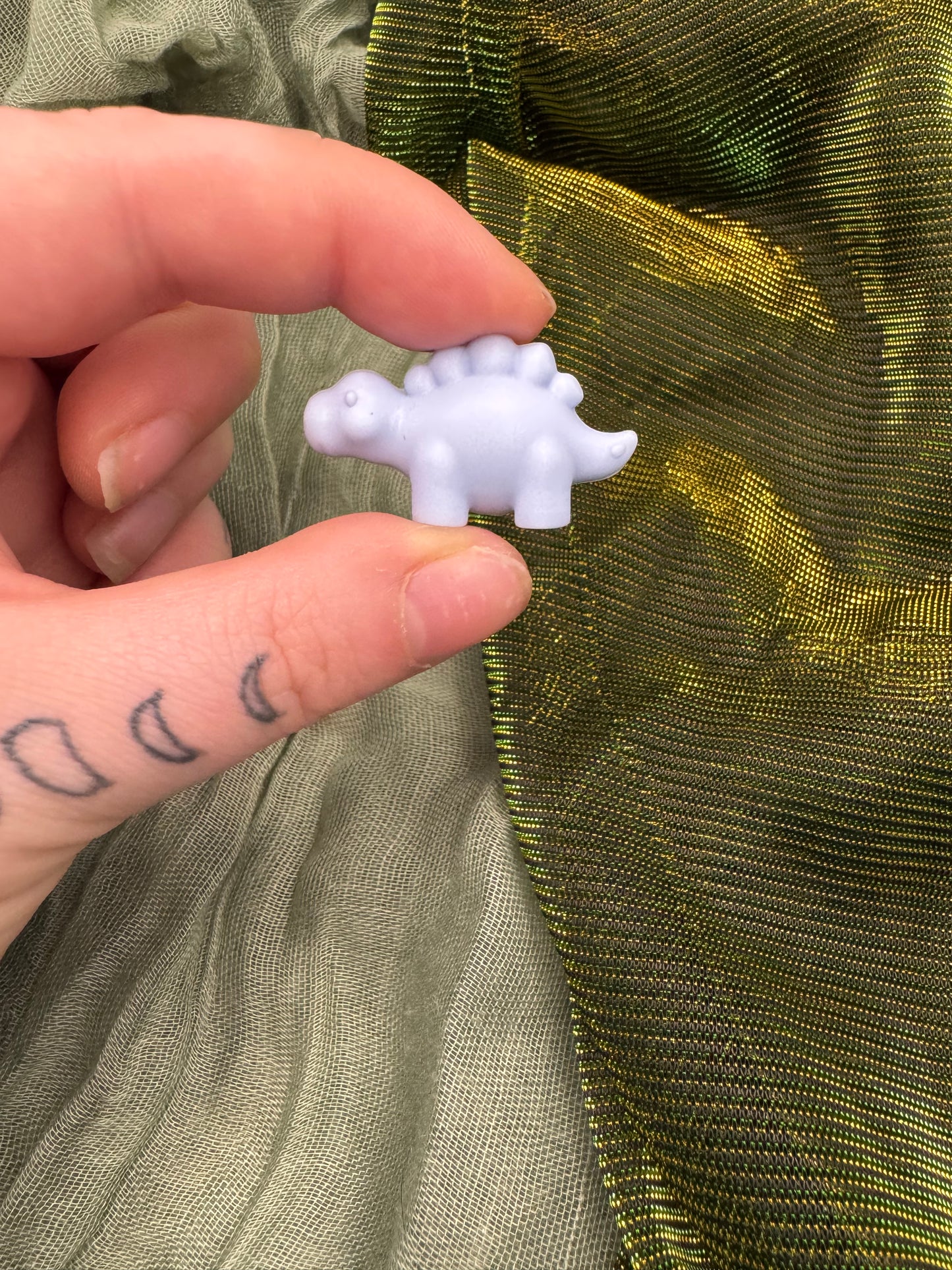 Dinosaur stegosaurus 3D crochet hook