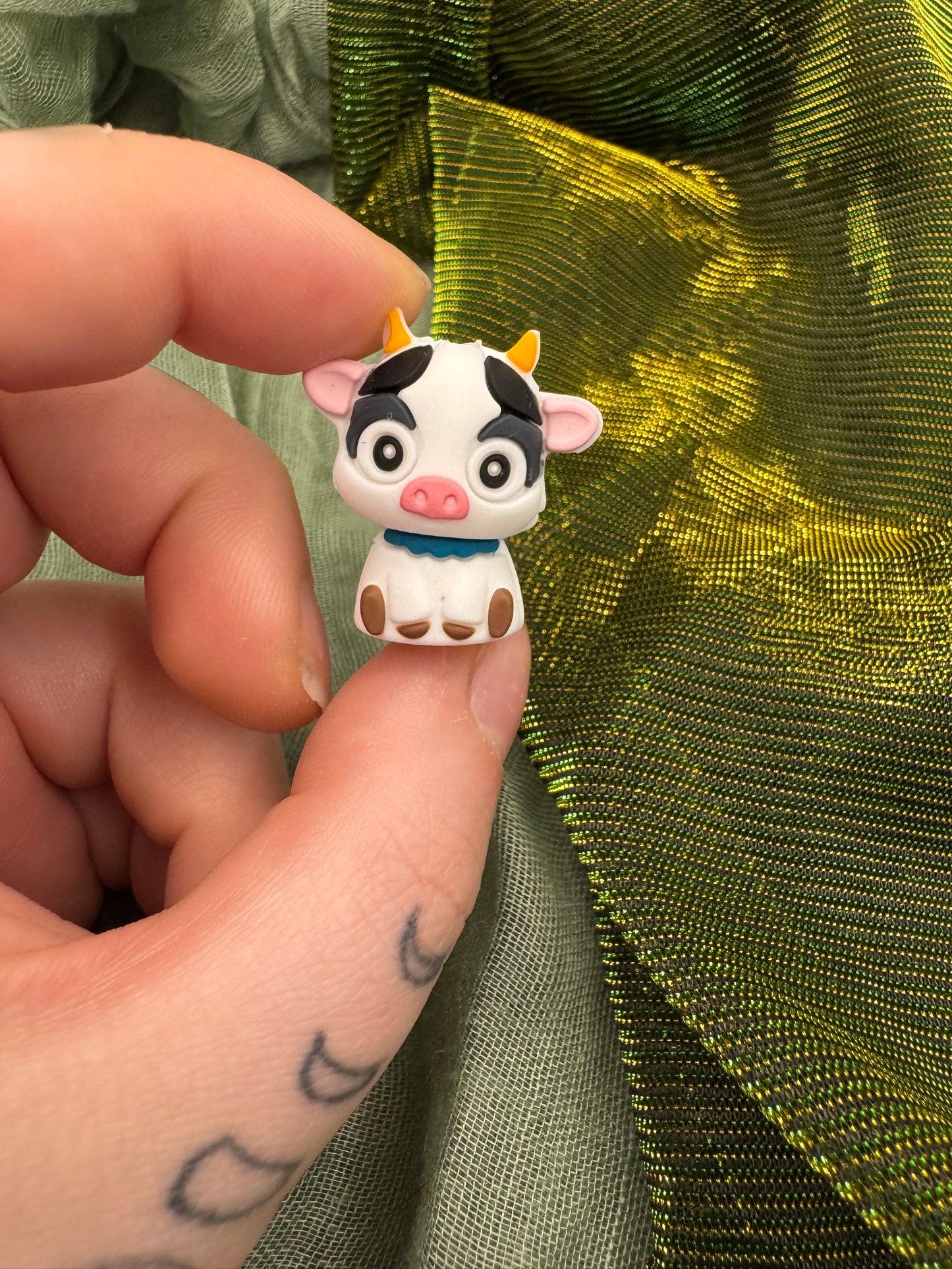 Milk cow 3D crochet hook