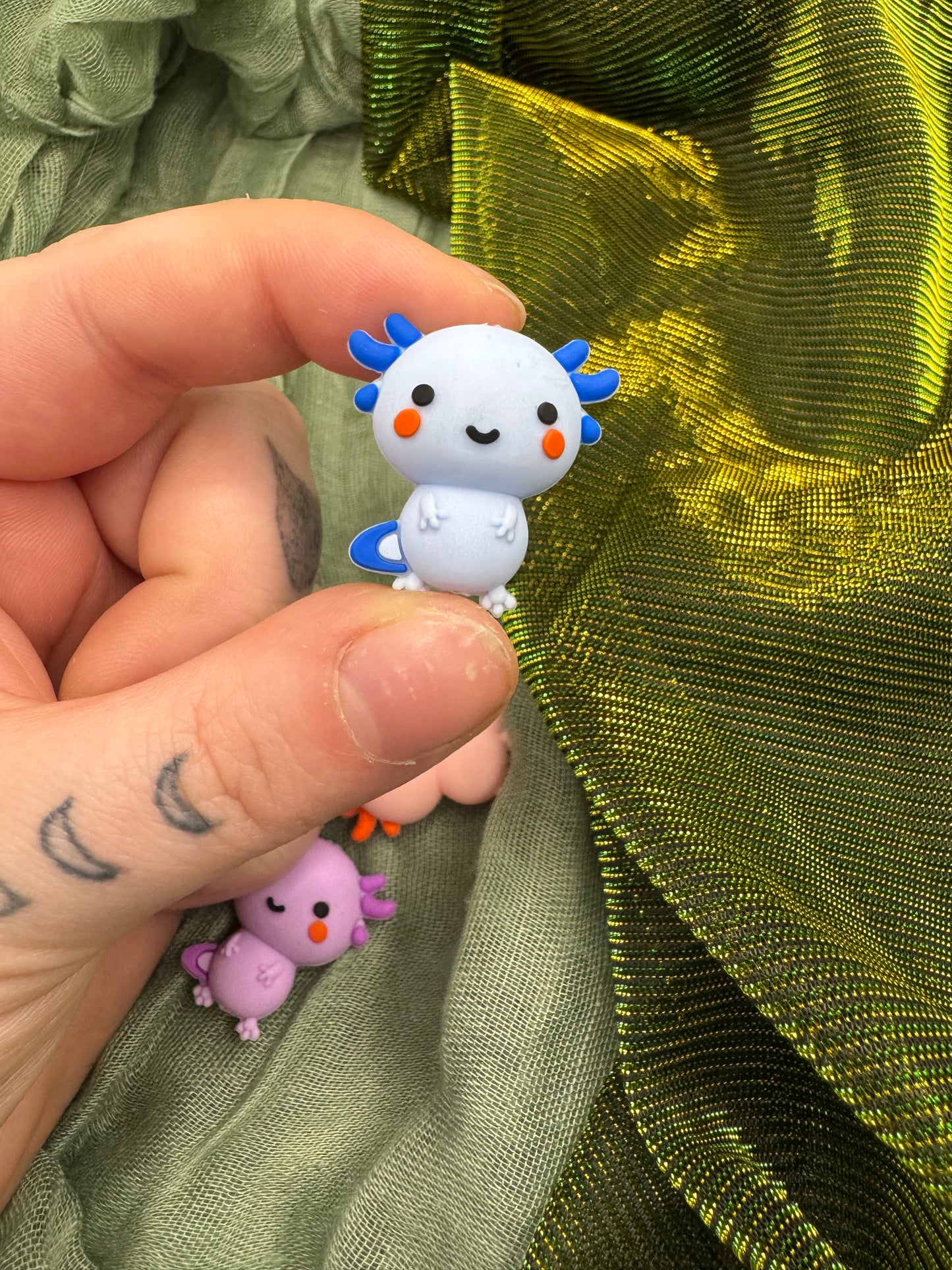 Axolotl 3D crochet hook