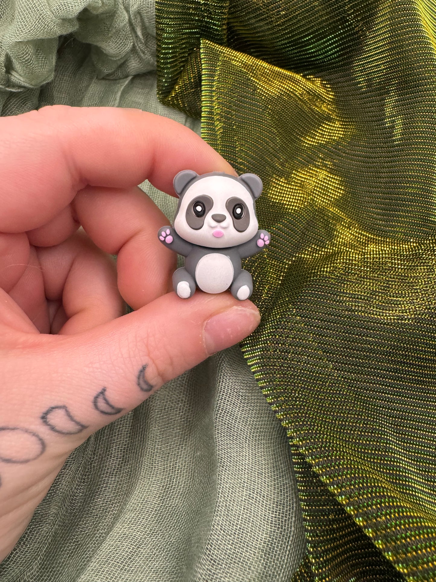 Panda bear 3D crochet hook