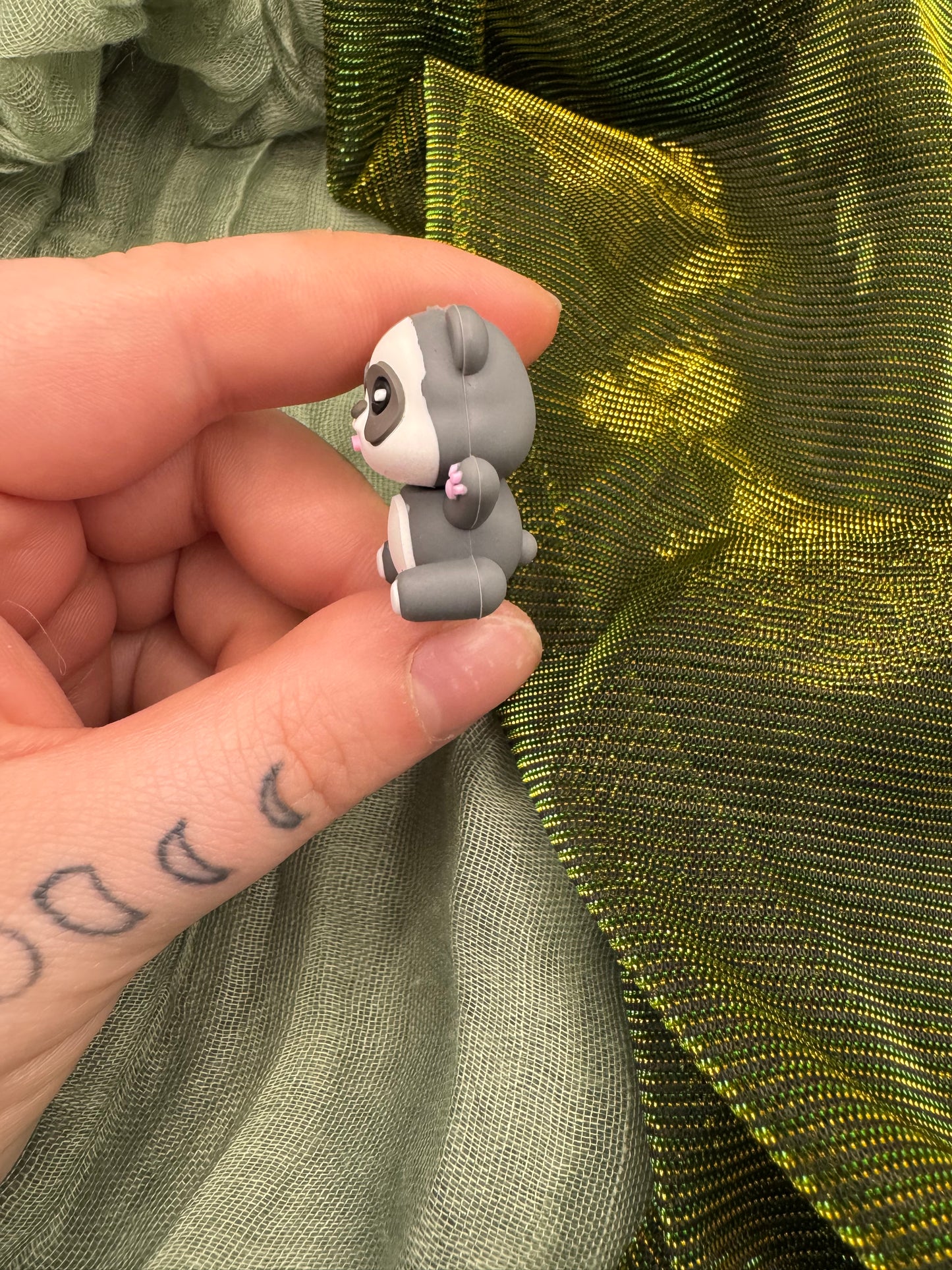 Panda bear 3D crochet hook
