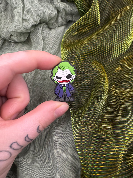 Joker clown villain crochet hook