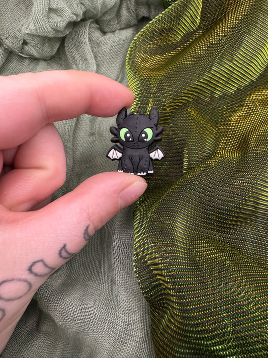 Black fury dragon crochet hook