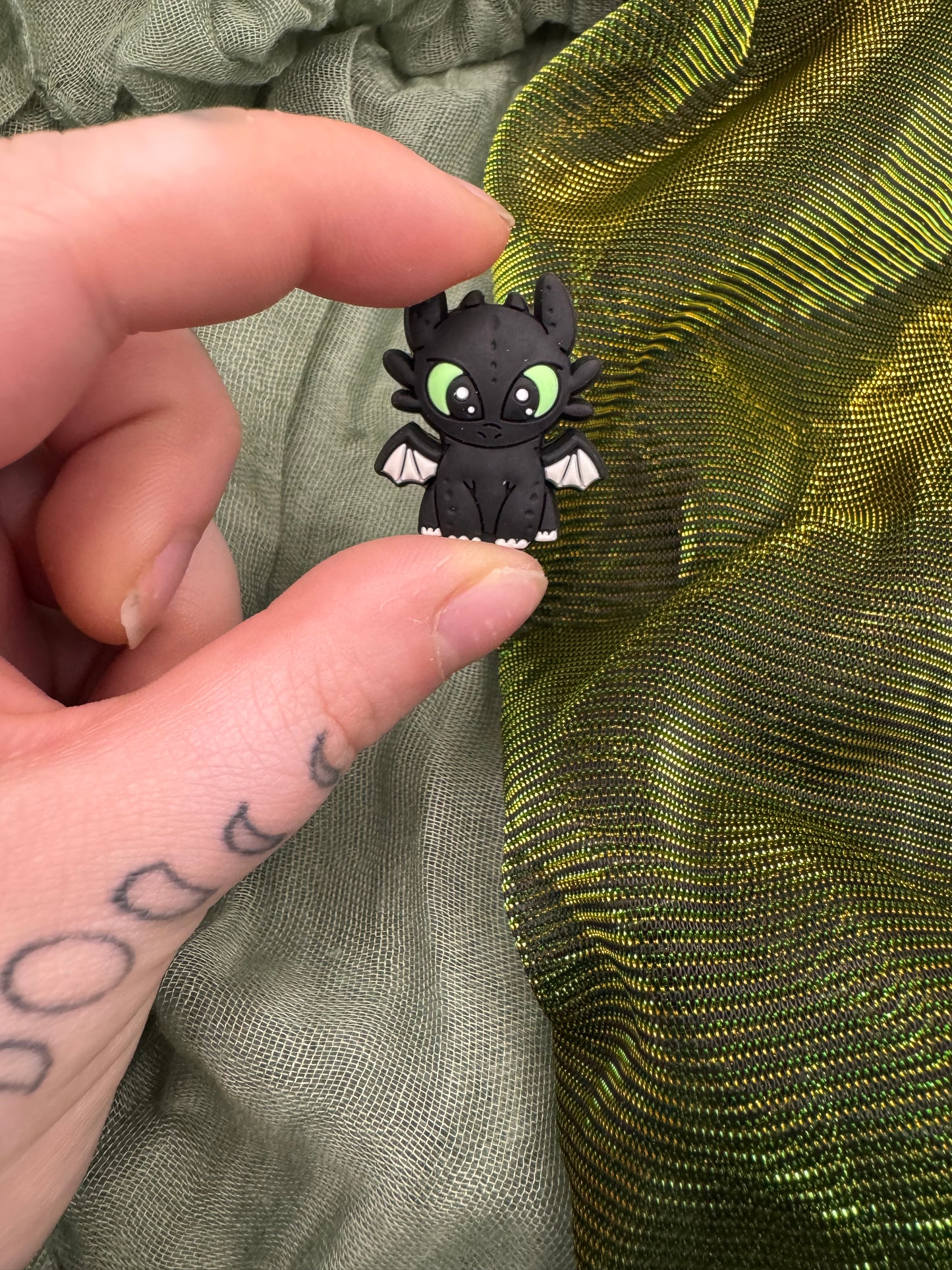 Black fury dragon crochet hook